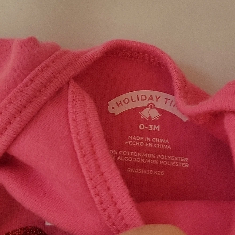 Holiday Time Christmas Onesie